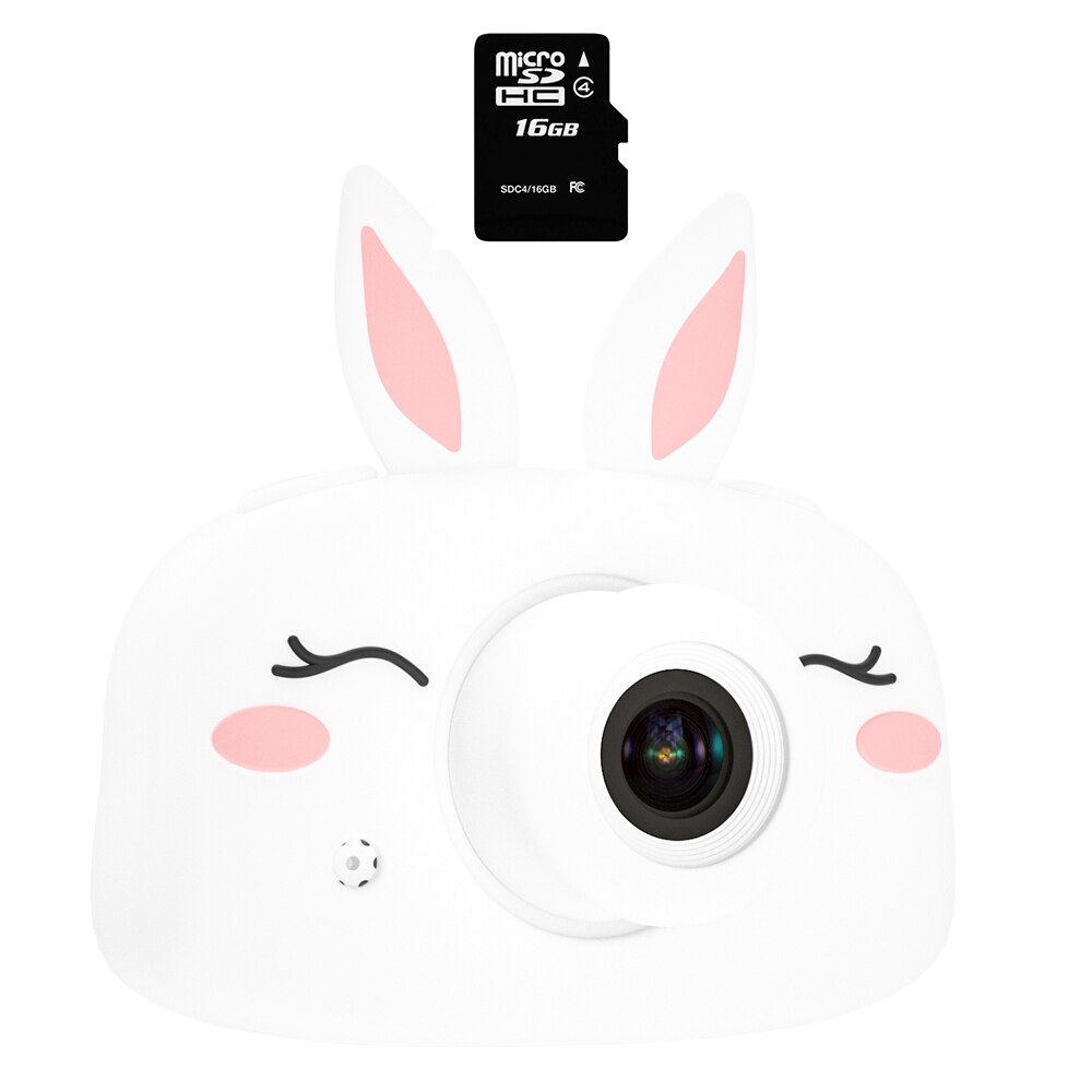 låve actionkamera til takrenne 12.0mp 1080p videooppløsning mini oppladbart låve selfie leketøy videokamera låve: Kanin 16g