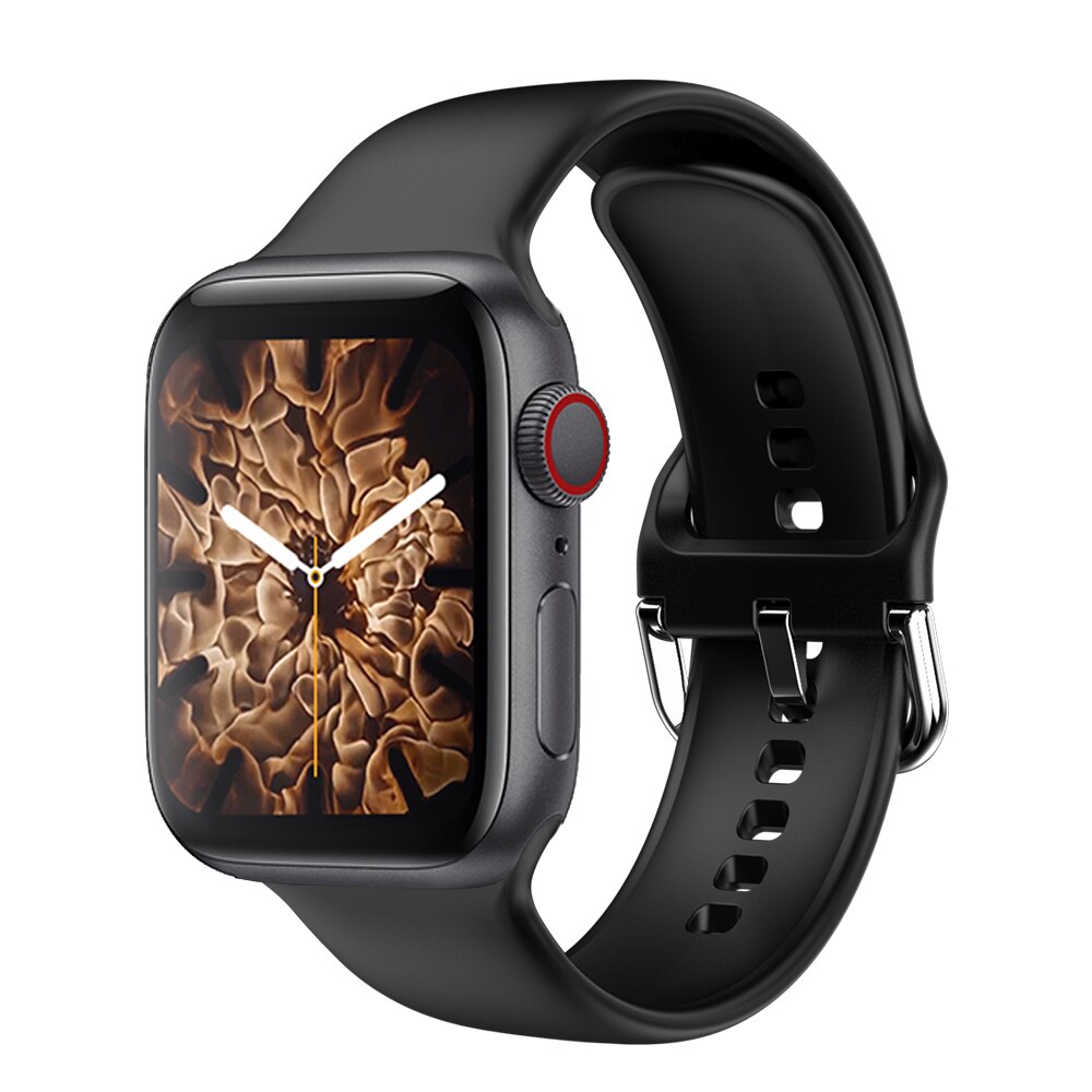 IWO PRO T500+ Smartwatch - 1.75" IPS Display, Bluetooth Calling, Heart Rate & BP Monitor, Fitness Tracker: Black