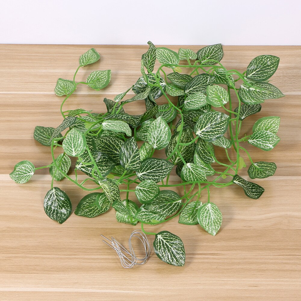 1pc Leaves Reptile Box Habitat Artificial Rattan P... – Grandado