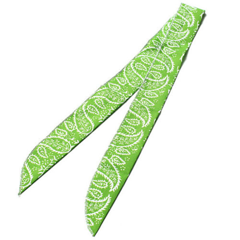 5 Kleuren Niet giftig Nek Arm Koeler Sjaal Body Ice Cooling Wrap Tie Hoofdband Handdoek Bandana voor: Green