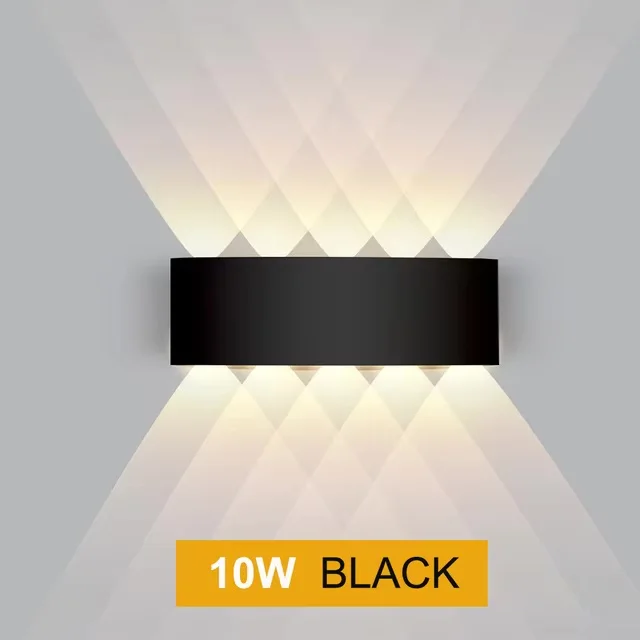 6w 8w 10w 12w udendørs indendørs væglampe led væglampe aluminium vandtæt  ip65 til soveværelse stue trappebelysning: Varm hvid  (2700-3500k) / Grå