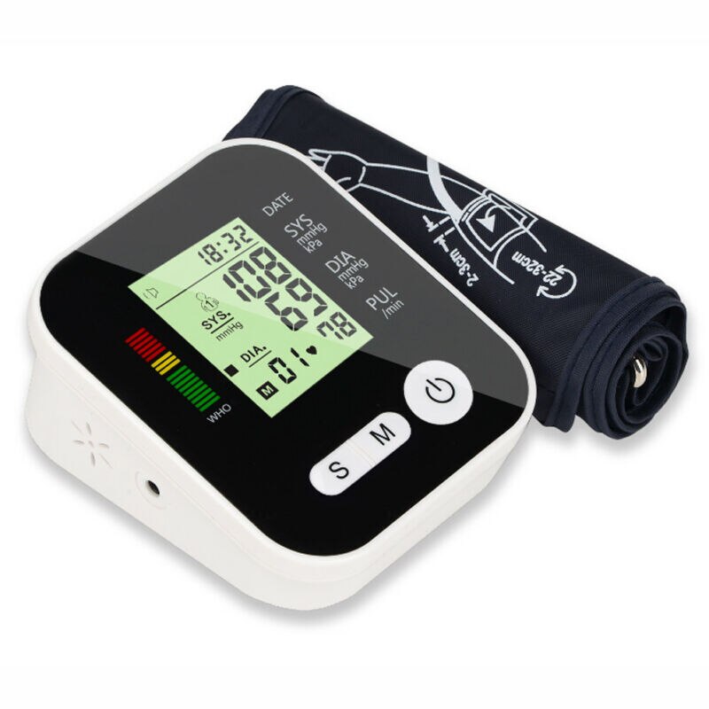 Professionele Automatische Digitale Arm Bloeddrukmeter Tonometer Usb Oplaadbare Bloeddrukmeter Tensiometro Pulsometer