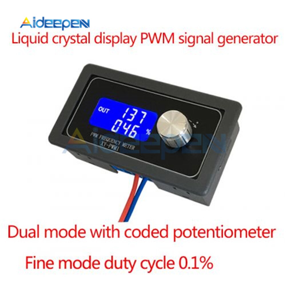 XY-PWM1 Signaal Generator Module Verstelbare PWM Pulse Frequency Duty Cycle Blokgolf W315 1 HZ-15 KHZ