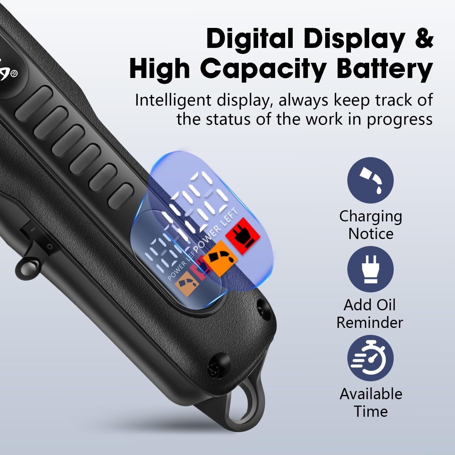 HIENA Tondeuse 1200mAh High Power Elektrische Tondeuse Set Professionele Kapper Haar Snijmachine Draadloze Tondeuse