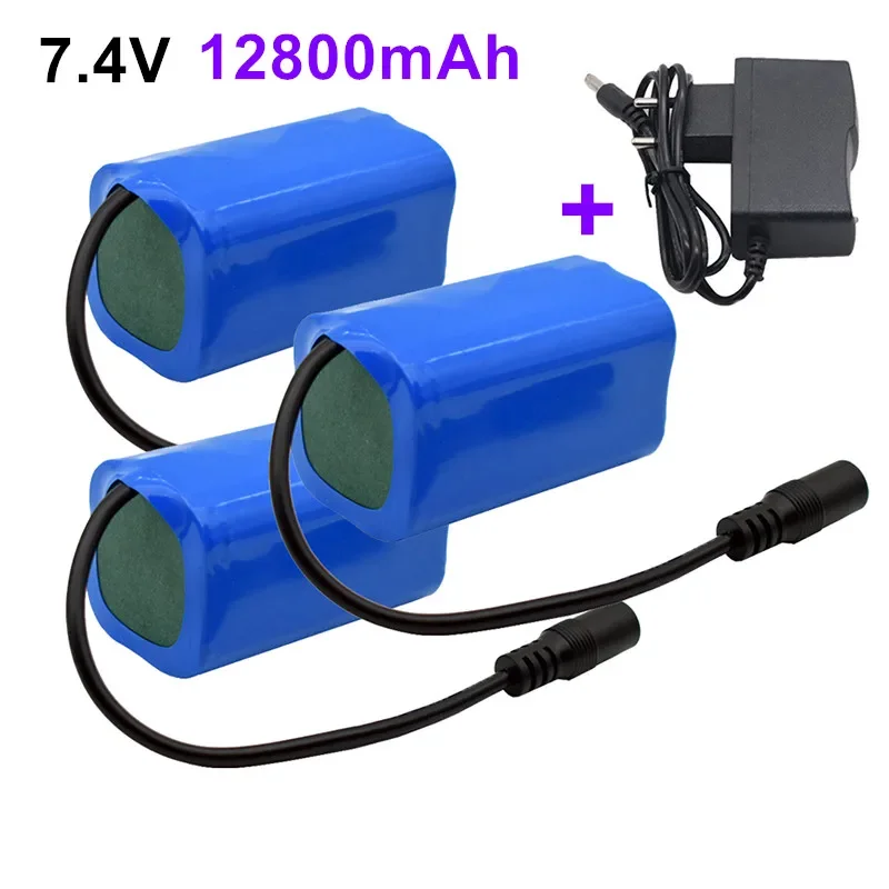 Batería Lipo para buscador de peces de Control remoto, piezas de repuesto para barco de cebo de pesca, Juguetes RC, accesorios 2S V 7,4 mah, T188 T888 12800-5