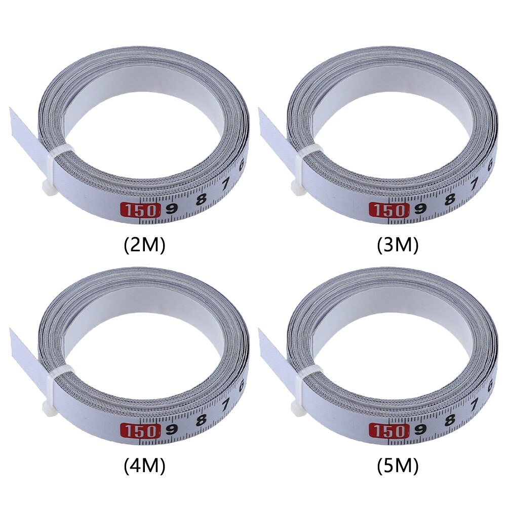 Self Adhesive Metric Steel Ruler Miter Scale Woodwork Router Table Saw Band Tape Woodworking Tool Supplies