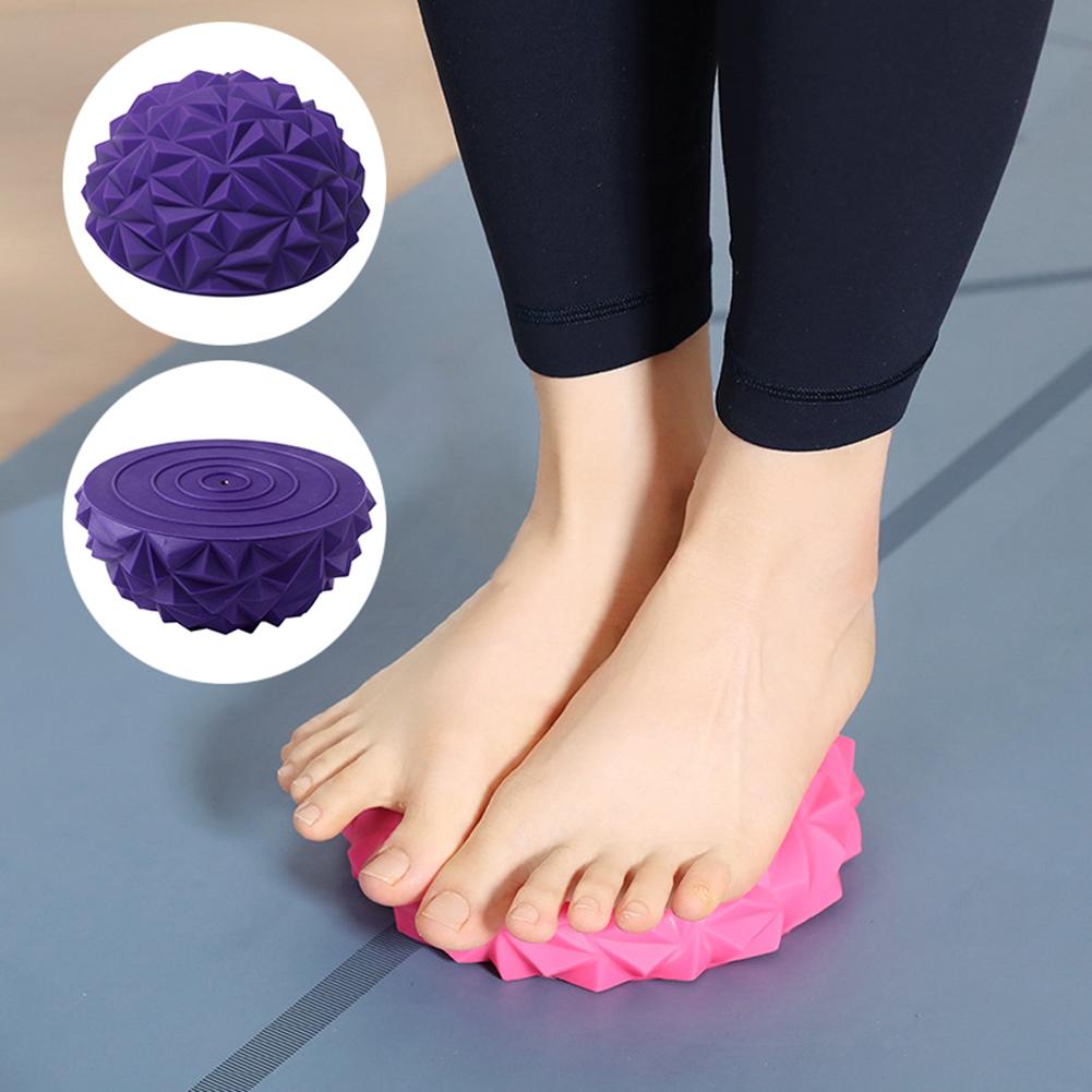 Pelota de masaje de Media bola para Fitness, accesorios de entrenamiento de Yoga para la salud