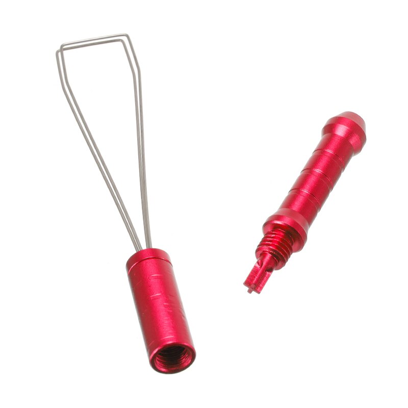 Keyboard Keycap Puller Adjuster For Mechanical Keyboard Cleaning Tool Aluminium Alloy Multi-function Switch puller: Red 2