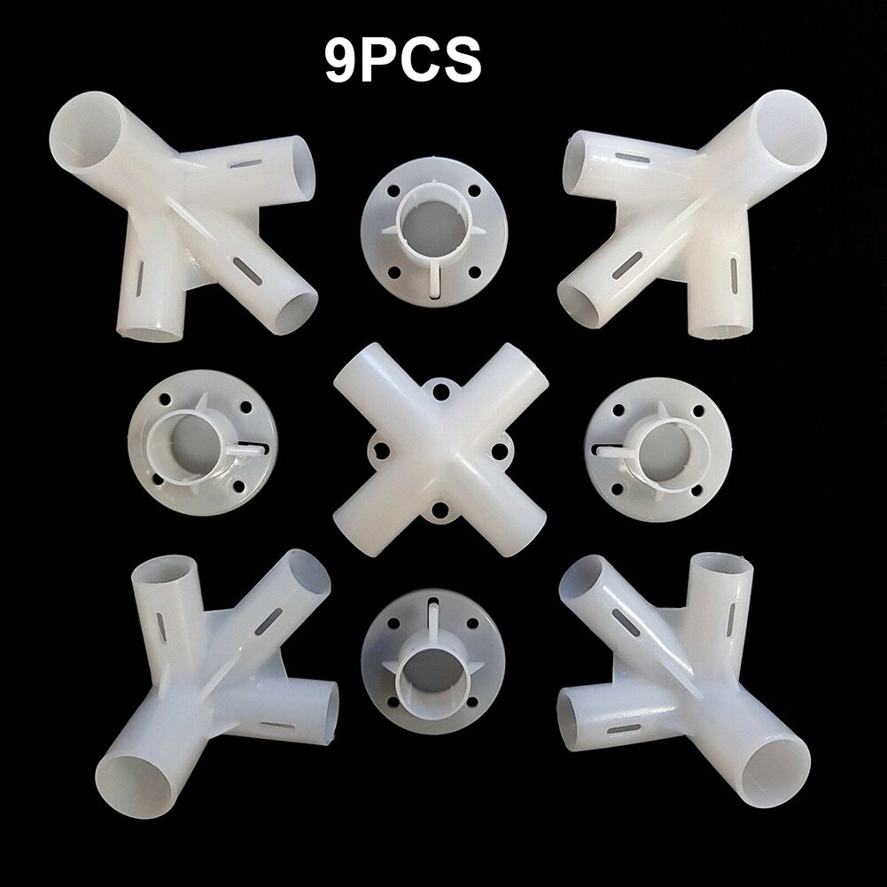 Ersatzteile Für 3x3m Pavillon Markise Zelt Füße Ecke Zentrum Stecker 25/19mm Zelt Zubehör: 9Stck