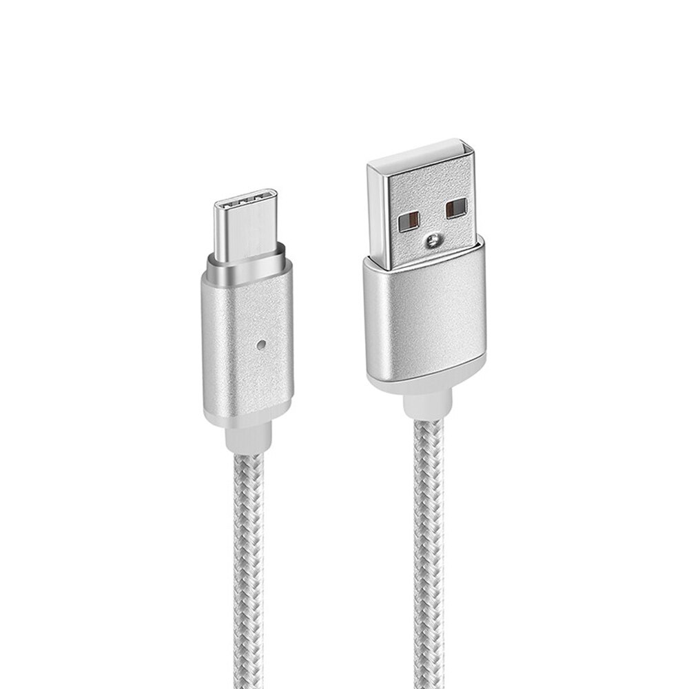 Cable magnético tipo C, Cable magnético trenzado de nailon (3,3 pies), Micro USB tipo C para LG G5 V20,Nexus 5X 6P,Google Pixel XL,Hua