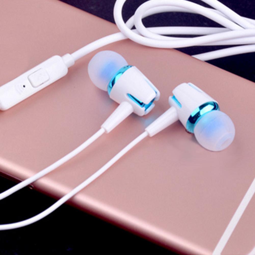 Uniwersalne słuchawki przewodowe słuchawki z redukcją szumów słuchawki douszne sportowe słuchawki muzyczne z mikrofonem robić telefonu komórkowego Xiaomi Huawei P