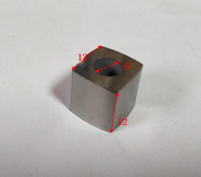 Wire-Electrode Cutting Conductive Block Hapden Polished Tungsten Steel Conductive Block 12*12*614*14*8: Red