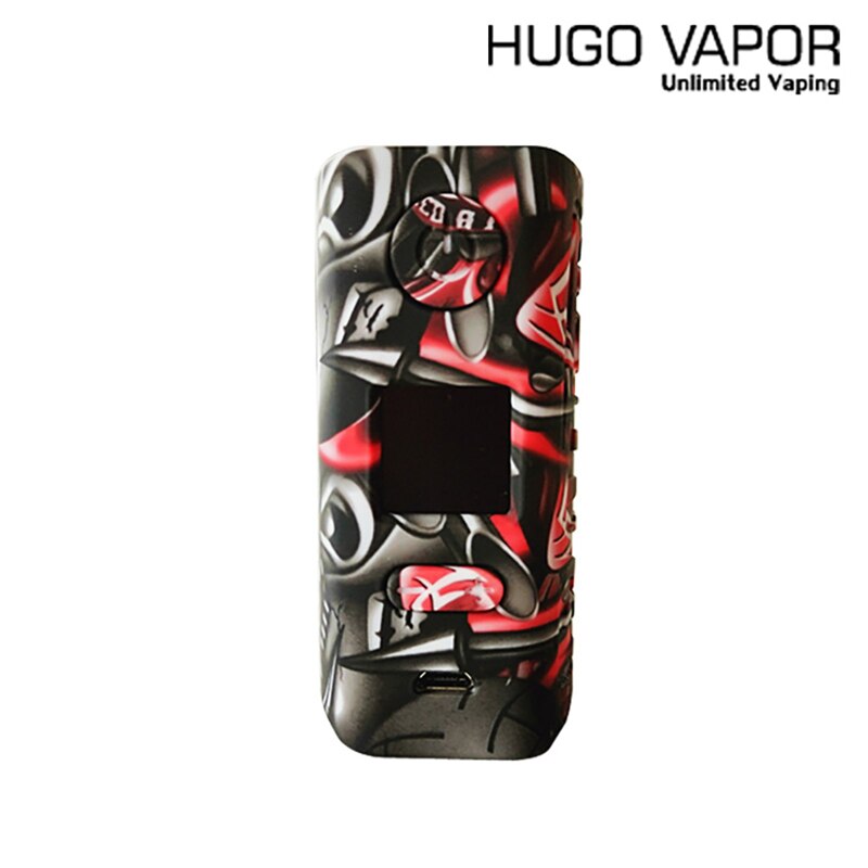 Hugo Vapor Rader Eco 200W Box Mod Powered by Dual 18650 Batteries 0.96"inch Square OLED Screen Diaplays vape mods 100% Original: 3