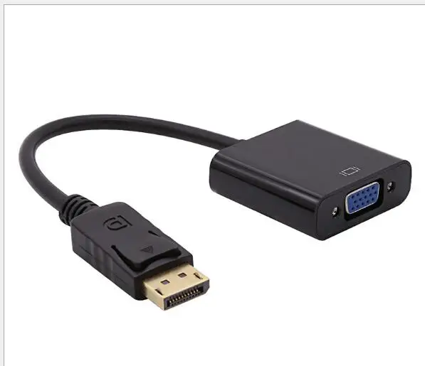 DP zu VGA DisplayPort Stecker auf VGA Buchse Konverter Adapter Kabel 1080P Für TV Laptop Computer Projektor S03