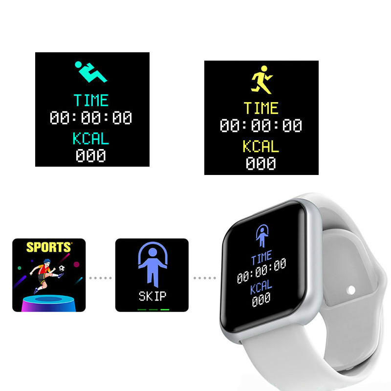 Y68 Bluetooth Frauen Sport Smartwatch Männer Wasserdichte Intelligente Uhr Herz Bewertung Monitor Clever Android Relogio Fitness Tracker reloj