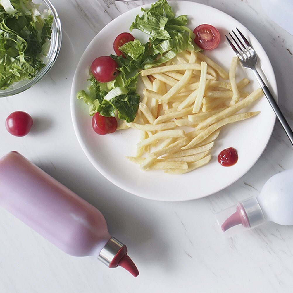 Kitchen Sauce Bottle Multi-function Ketchup Bottle Household Condiment Bottle