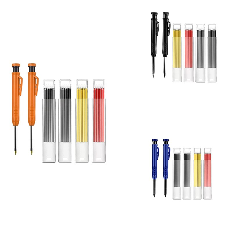 Effen Timmerman Potloden 2 Timmerman Potloden 24 Vulpotlood Refill Bouw Houtbewerking Marker Voor Architect