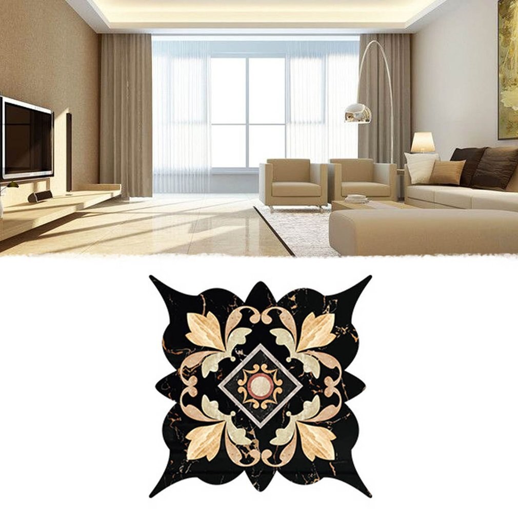 21Stck Selbstklebende PVC Keramik Fliesen Aufkleber Wasserdicht Keramik Zauberstab Kunst Diagonale Boden Aufkleber Küche Haushalt Dekoration