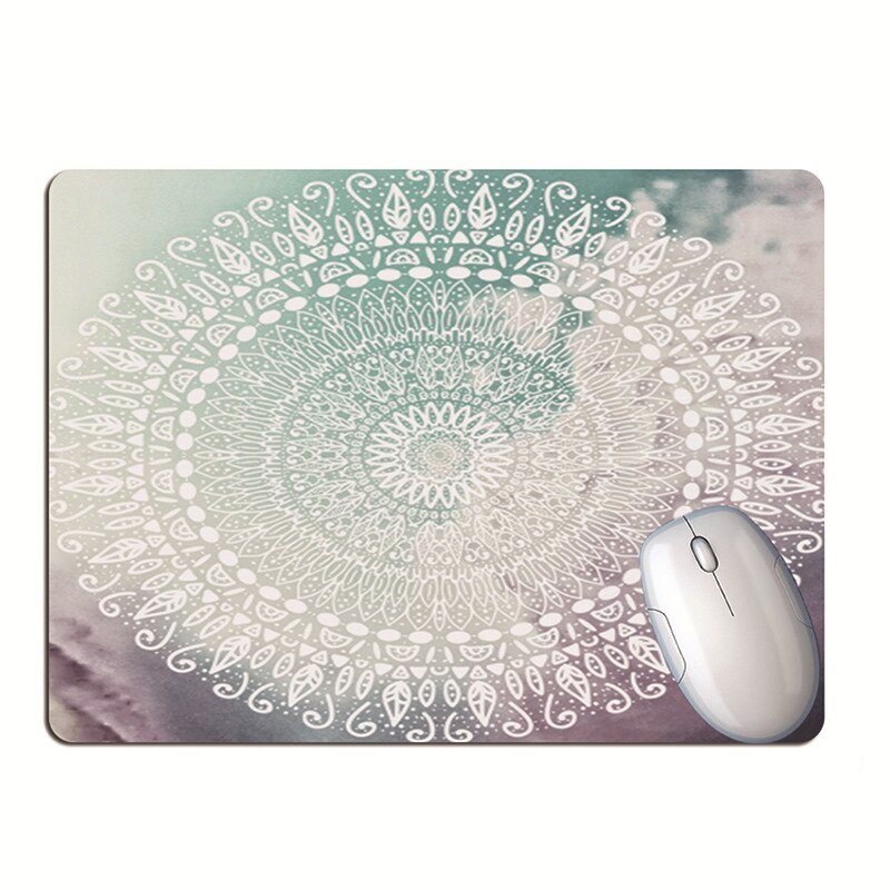 Gradiënt Kleur Mandala Muismat Student Computer Muis Antislip Notebook Pad Kantoor Toetsenbord Bescherming Pad Tafel Mat: 1PC C