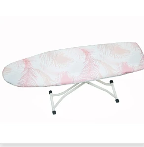 Funda de repuesto para tabla de planchar de lona con estampado de flores de flamenco, lavable, antideslizante, aislante térmico, Protector para mesa, 140x50 cm