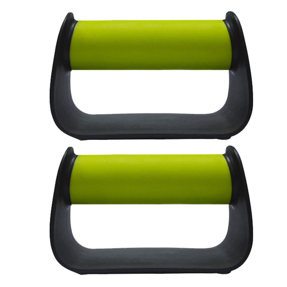 Sports Portable Push Up Stands Workout Pushup Handle Stands For Men Floor Pushup Training Program Gym Push Up Fitness Equipment: Green