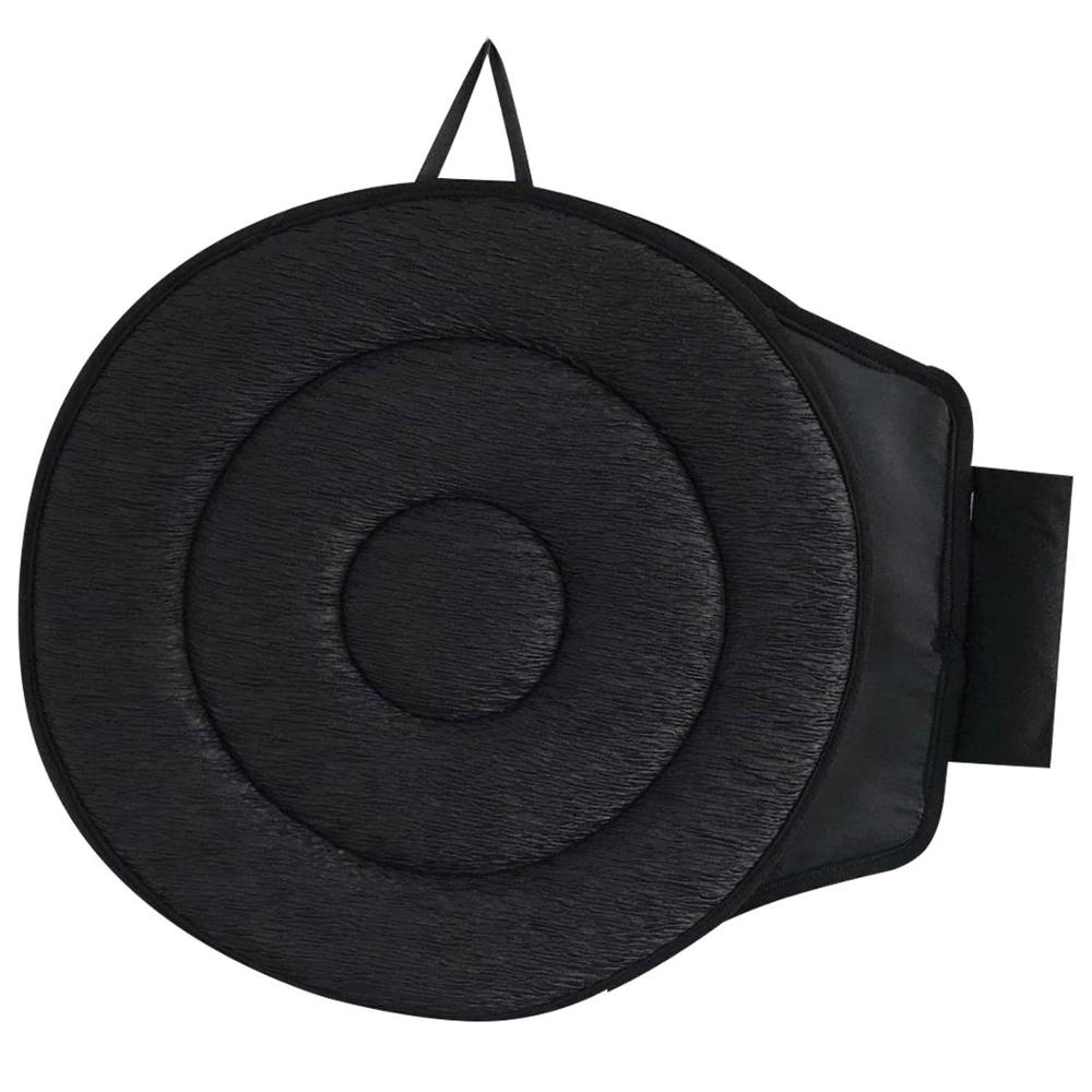 directe 360 degrés Rotation coussin siège de voiture mousse aide à la mobilité chaise siège pivotant coussin pivotant voiture mémoire mousse tapis: Black