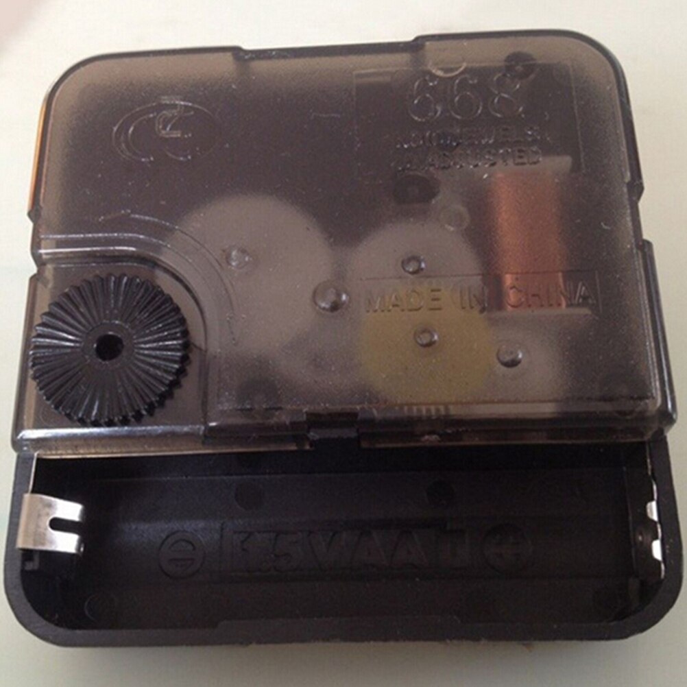 1PC DIY Quartz Clock Movement Mechanism Long Spindle Red Hands Repair Kit Set 52mm x 55mm x 17mm