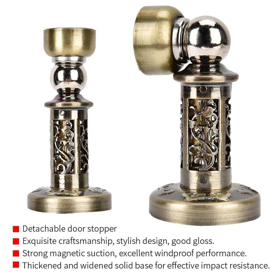 Zinklegering Sterke Magnetische Deur Stop Stopper Antieke Deur Floor Zuig Holder Catch