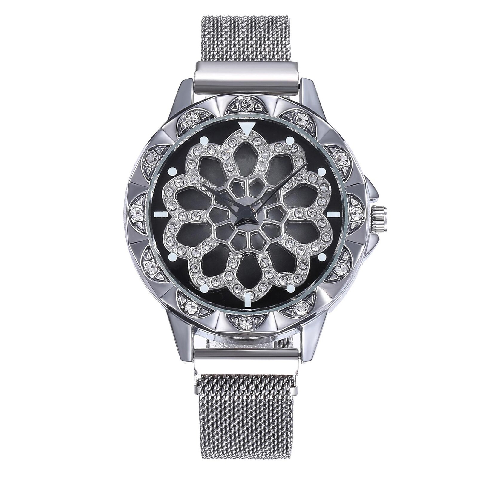 Luxe Horloge Vrouwen Speciale Horloges Voor Vrouwen Meisje Modieuze Duurzaam FEA889: Silver