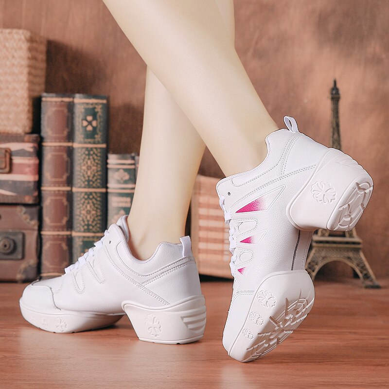 Jazz Shoes Men Women Dance Sneakers Hip Hop Modern Dancing Shoes Outdoor Ladies Man Square Dance Sports Shoe Female
