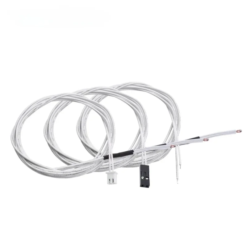 100K Ntc 3950 Thermistors Sensoren Met Kabel 3d Printers Onderdelen Temperatuur Deel Wit 1M Lijn Accessoires Met Duponterminal