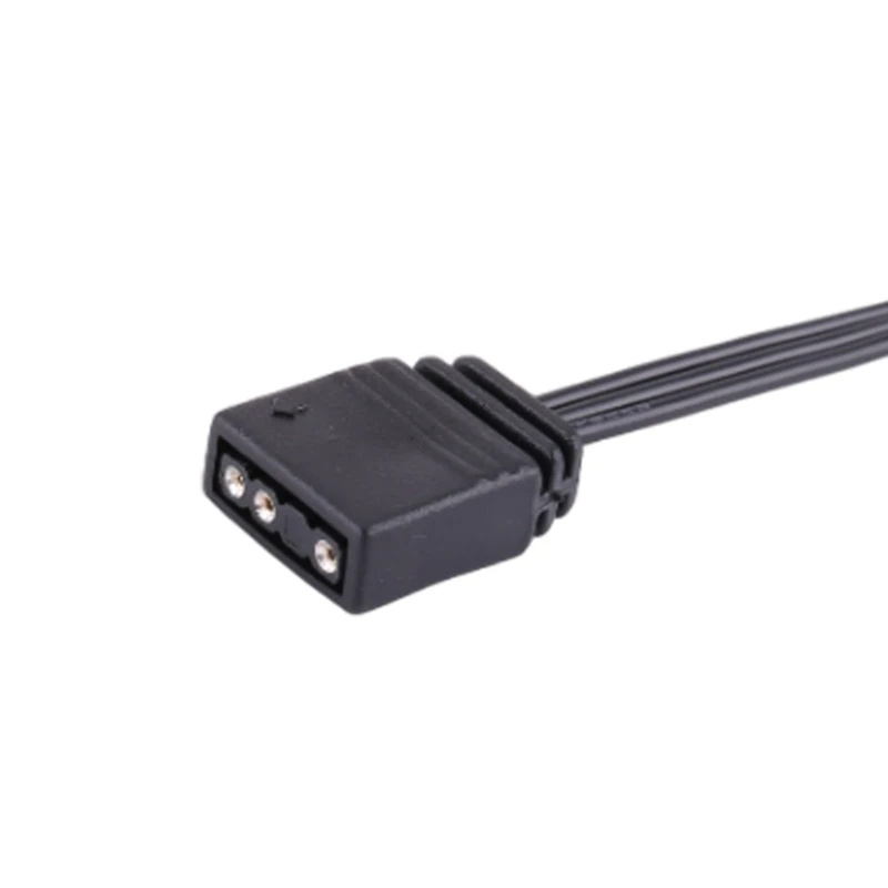 Línea conector adaptador ARGB 4 pines y 5V para RGB a ARGB estándar 4 pines y 5V
