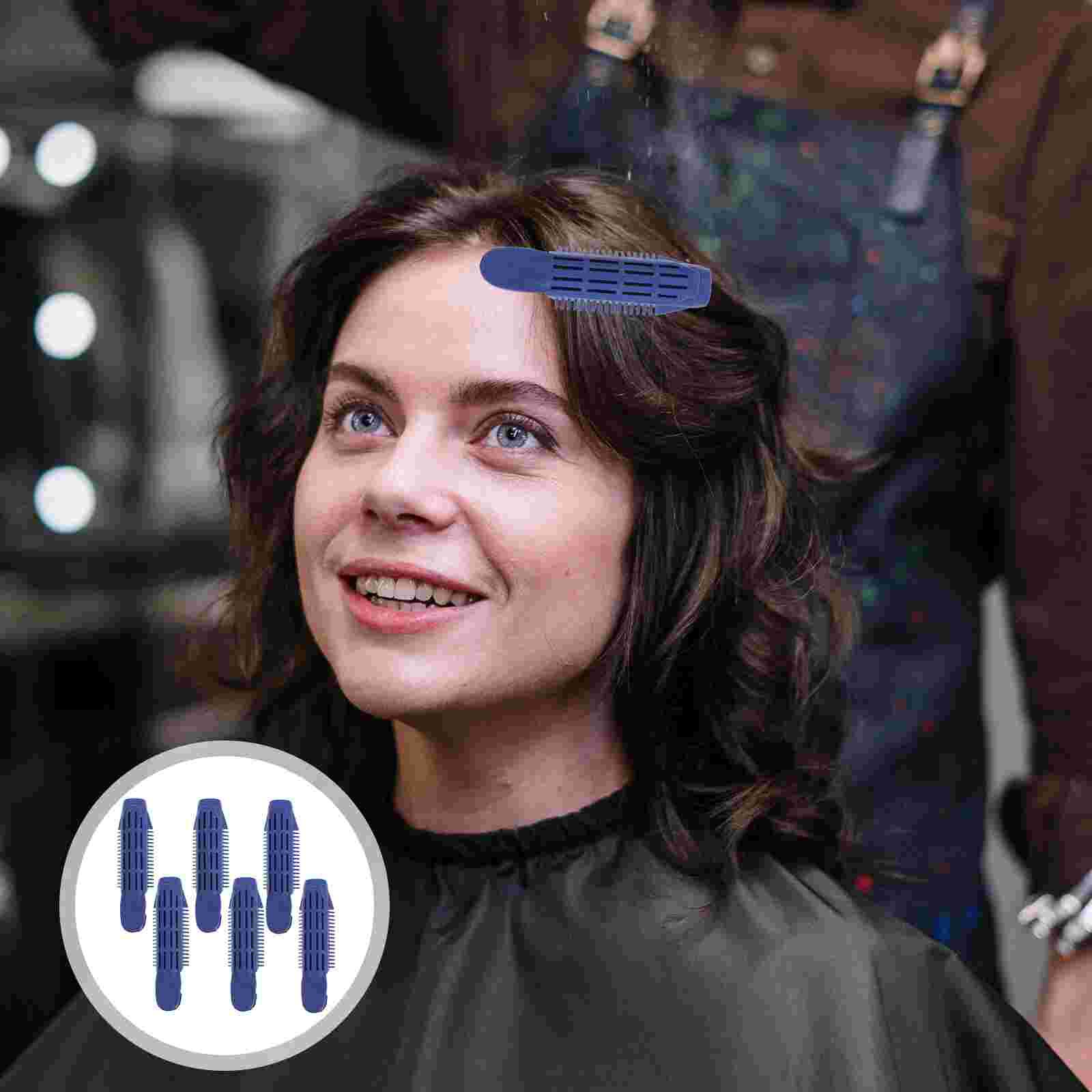 6szt. grzywka włosy lokówki wałek włosy stylizacja narzędzia DIY kręcone fryzura klipy