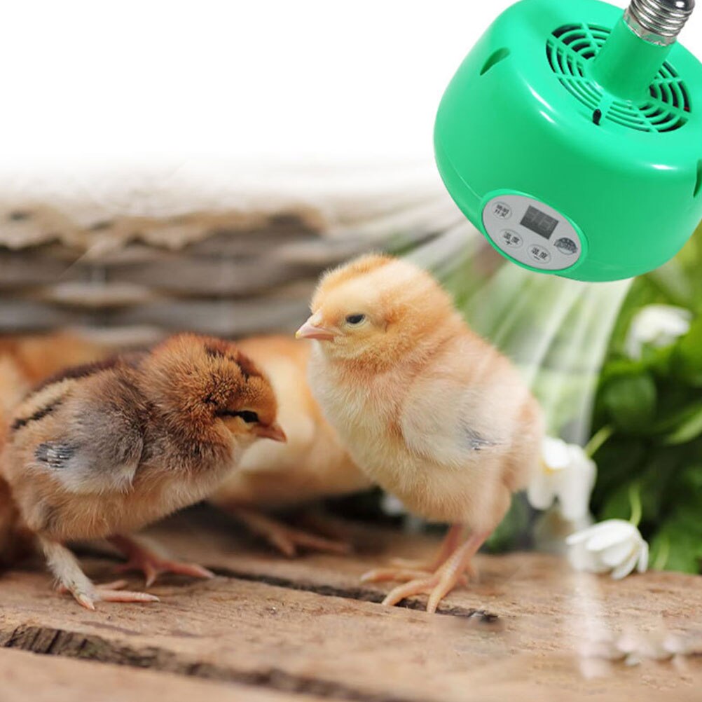 1pc allevamento di polli luce di calore luce di calore lampada di riscaldamento ventilatore riscaldatore emettitore di calore per rettile pollo casa