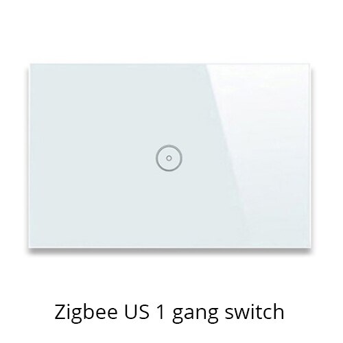 Tuya ZigBee Smart Gateway Hub Smart Home Bridge Smart Life APP Alexa Google Home Enable with Zigbee 3.0 Security Sensor Switch: US one gang