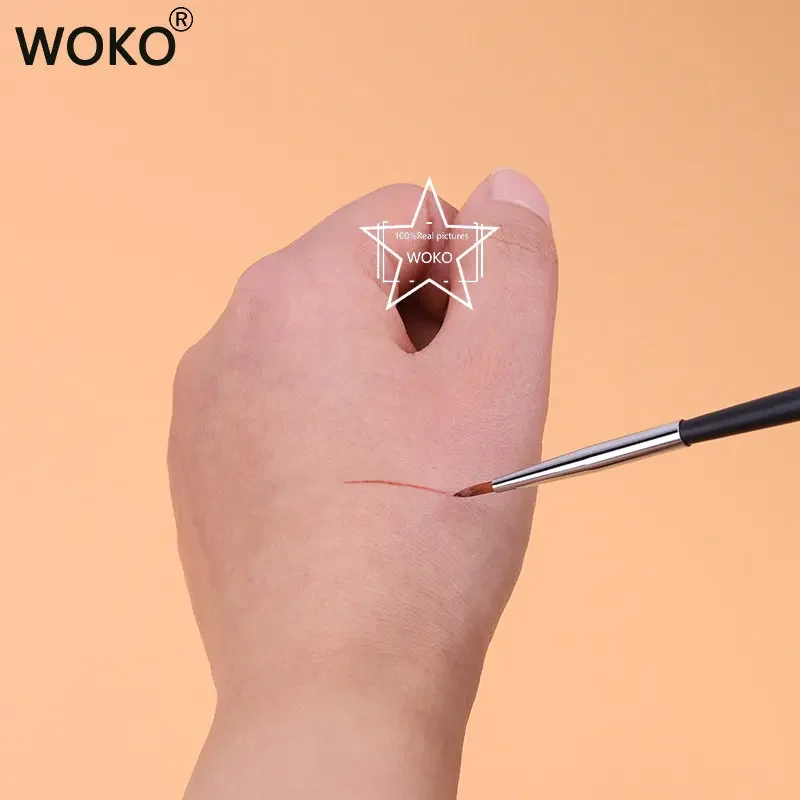 T22 Feiner Eyeliner-machen-hoch-Pinsel, flüssiger Gel-Eyeliner-Pinsel, präziser dünner langer Eyeliner-Pinsel, professionelles Eyeliner-machen-hoch-Werkzeug