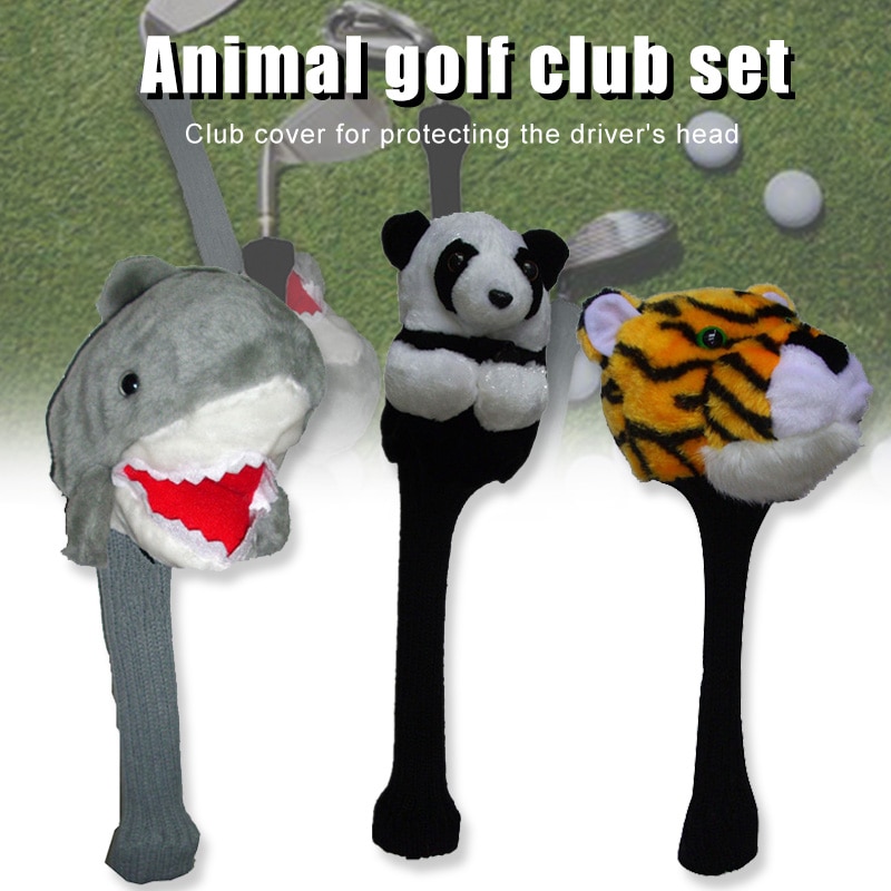 Newly Animal Golf Headcover Driver Head Cover Sports Golf Club Accessories 19ing