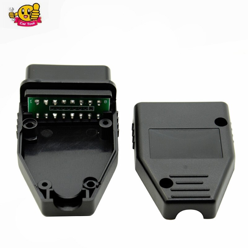 Factory price OBD Male Plug OBD2 16Pin Connector OBD II Adaptor OBDII Connector J1962 OBD2 Connector in stock