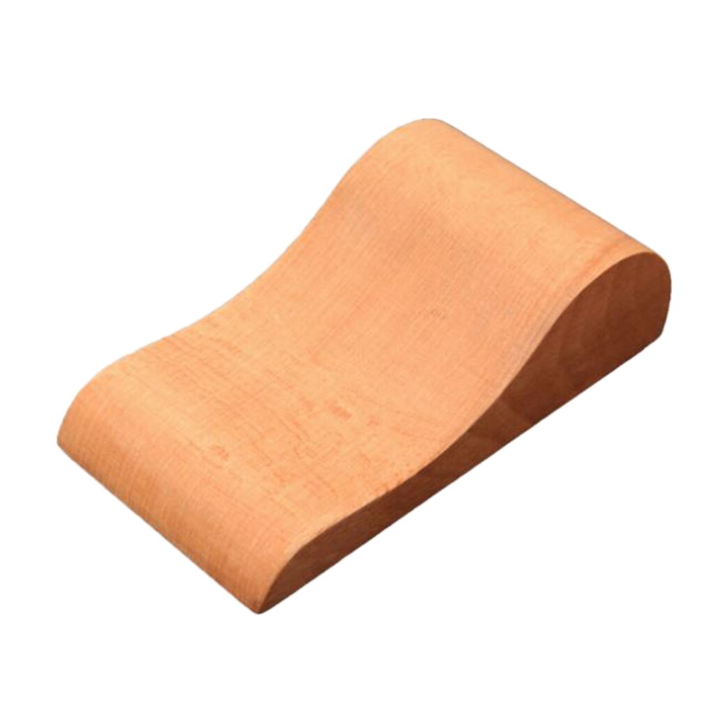 Beech Wooden DIY Leather Belt Bending Tool Leathercraft Polishing Printing