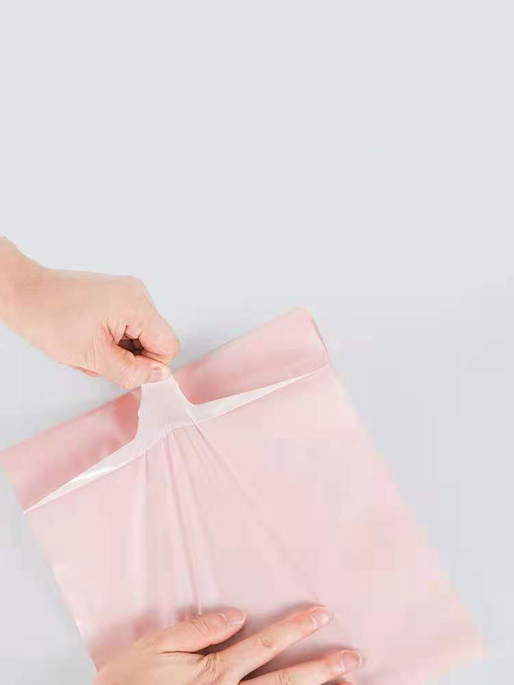50Pcs/Lots PE Plastic Self-Seal Mailbag Light Pink Poly Envelope Waterproof Postal Courier Bags Package Packaging