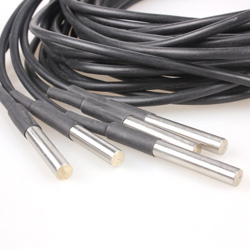 100% Brand Durable 5PCS 2M Waterproof Temperature Temp Sensor Thermal Probe DS18b20 For Thermometer Wired Cable