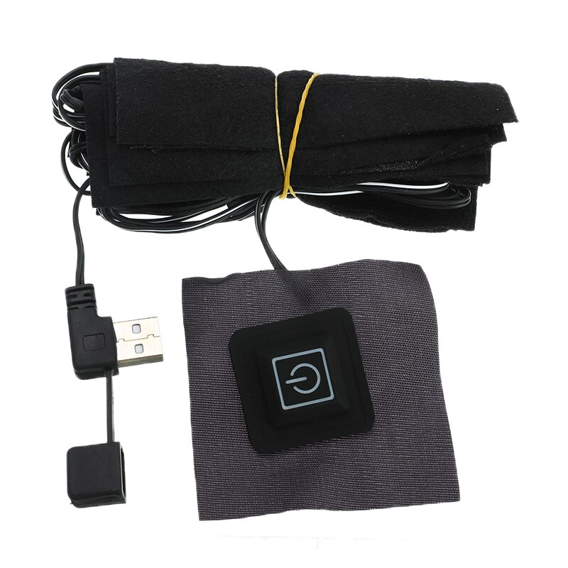 1/8PCS Washable USB Electric Heating Pad Outdoor Themal Warm Winter Heating Vest Pads for DIY Heated Clothing Warm Mobile
