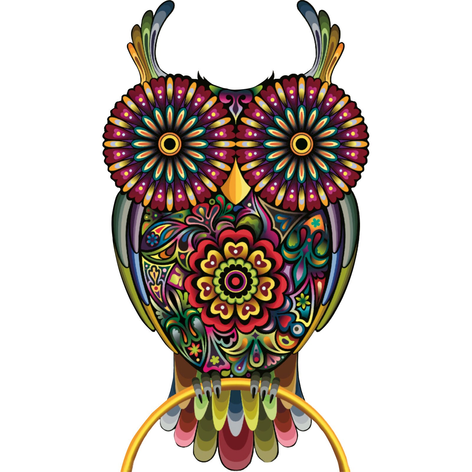 Dier Puzzel Houten Puzzel Voor Volwassenen Kinderen Hout Diy Ambachten Dier Uil Vormige Kerstcadeau Houten Puzzel