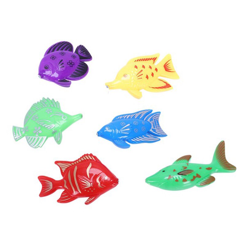 Learning & education magnetic fishing toy comes with 6 fish and a fishing rods, outdoor fun & sports fish toy for bab