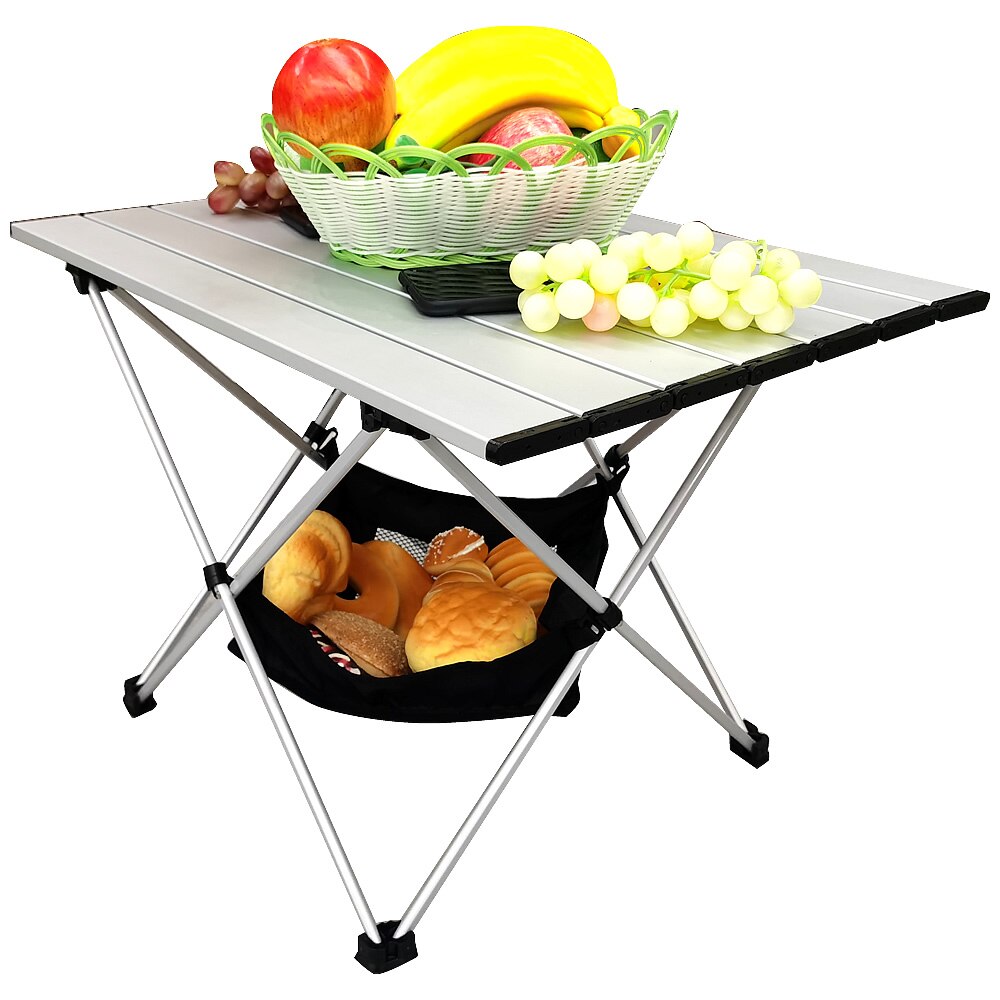 Sportneer Draagbare Camping Tafels Met Mesh Opbergtas, Ultralight Camp Folding Side Tafel, aluminium Tafel Top Geweldig Voor Kamp,