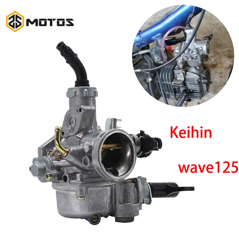 ZS MOTOS Motorfiets Keihin Carburateur 20mm Carburador Voor Honda WAVE 125 Motorfiets Keihin Carburateur