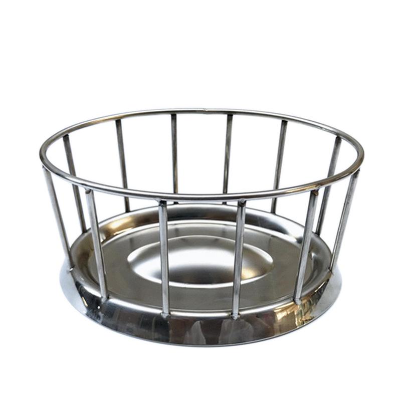 304 Rvs Diameter Ronde Reling Vorm Schildpad Kom Rvs Schildpad Voedsel Schotel Food-grade Reptiel feeder: 02