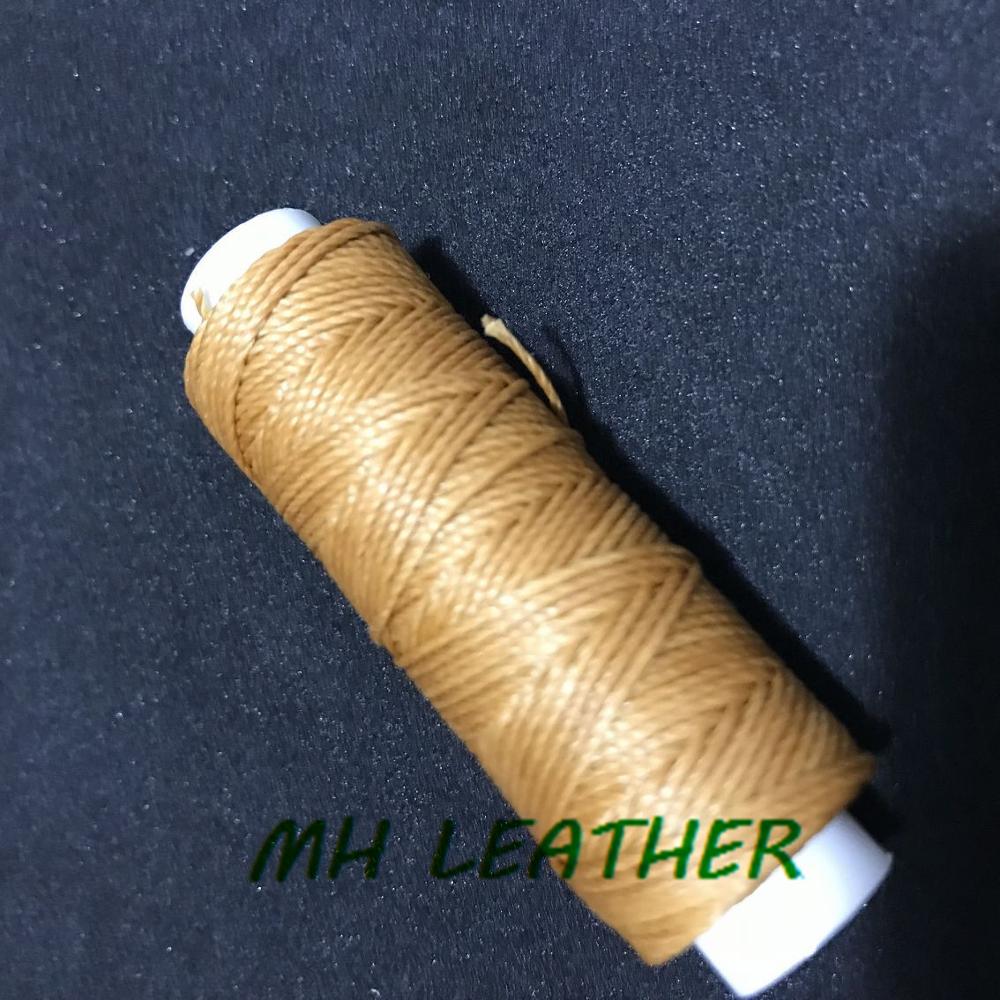 SJ065 0.65mm 20m Long Round Waxed Thread for Leather Craft DIY: 009