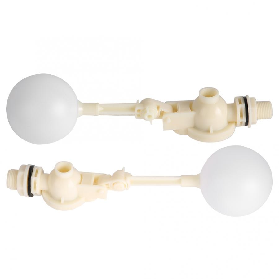 DN15 DN20 1/2 3/4 Inch Float Valve Plasitic Adjustable BSPT Thread Liquid Water Level Sensor