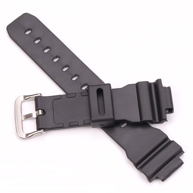 Horlogebanden 16Mm X 25Mm Mannen Zwarte Sport Duiken Rubber Siliconen Horloge Band Voor 6900 Serie Horloge Accessoires